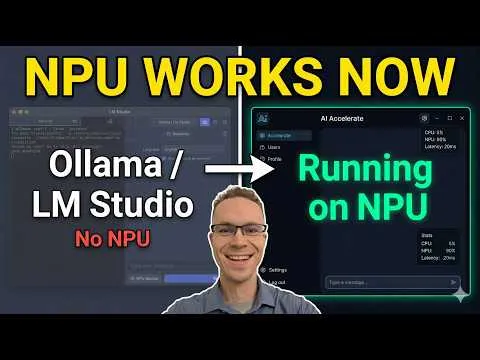 Run LLMs on Your CPU’s NPU (NO GPU Needed) – Full Setup Guide