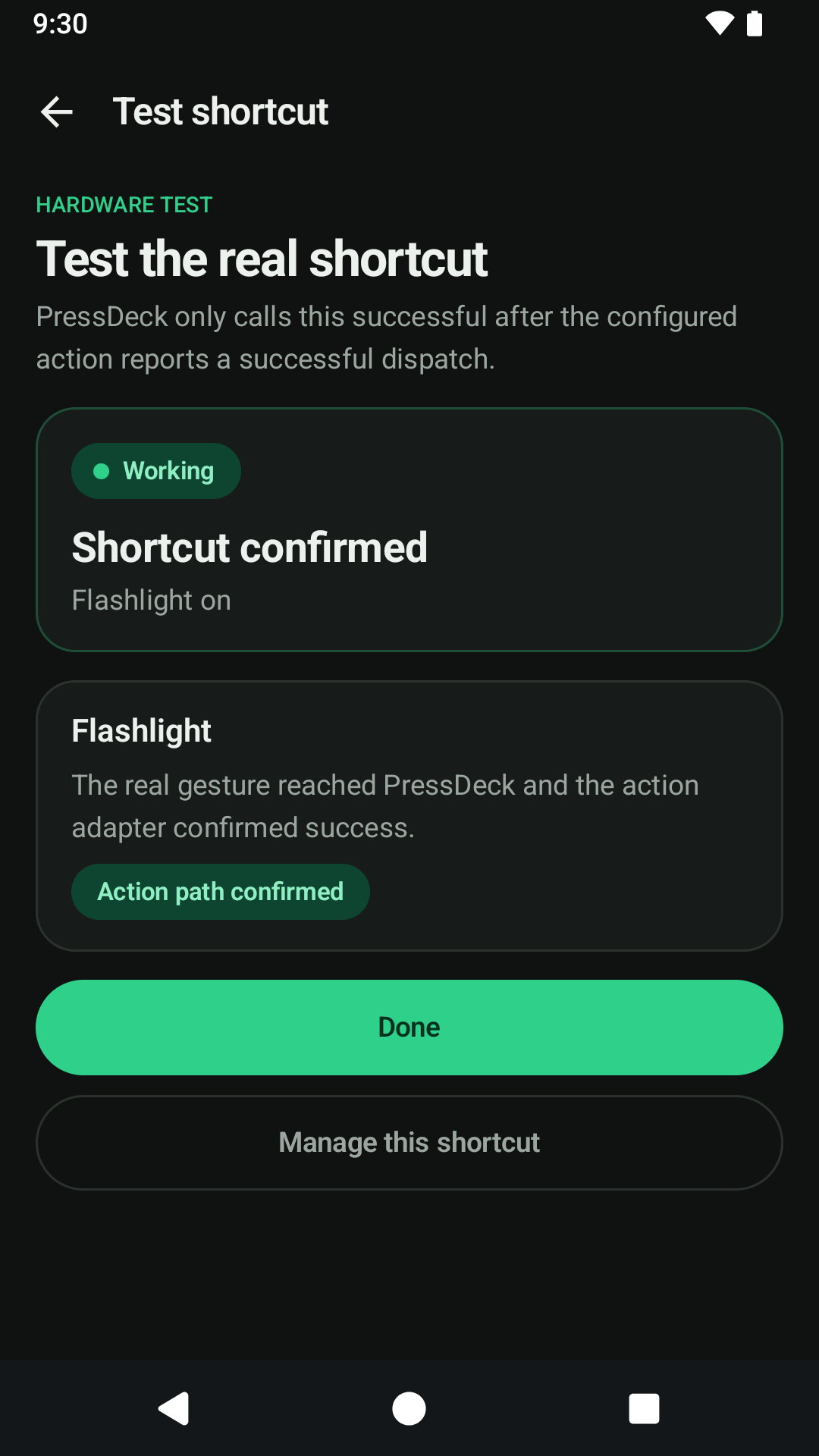 PressDeck: Button Remapper interface screenshot 4 on Android