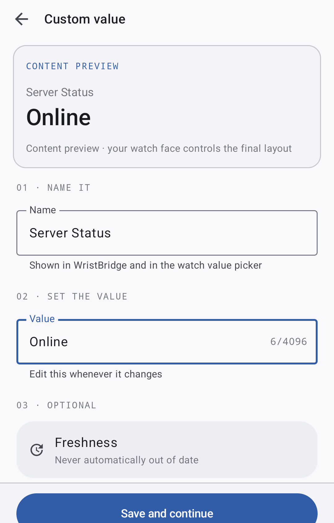 WristBridge: Wear OS Data interface screenshot 3 on Android + Wear OS
