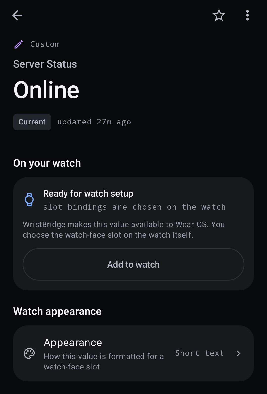WristBridge: Wear OS Data interface screenshot 8 on Android + Wear OS